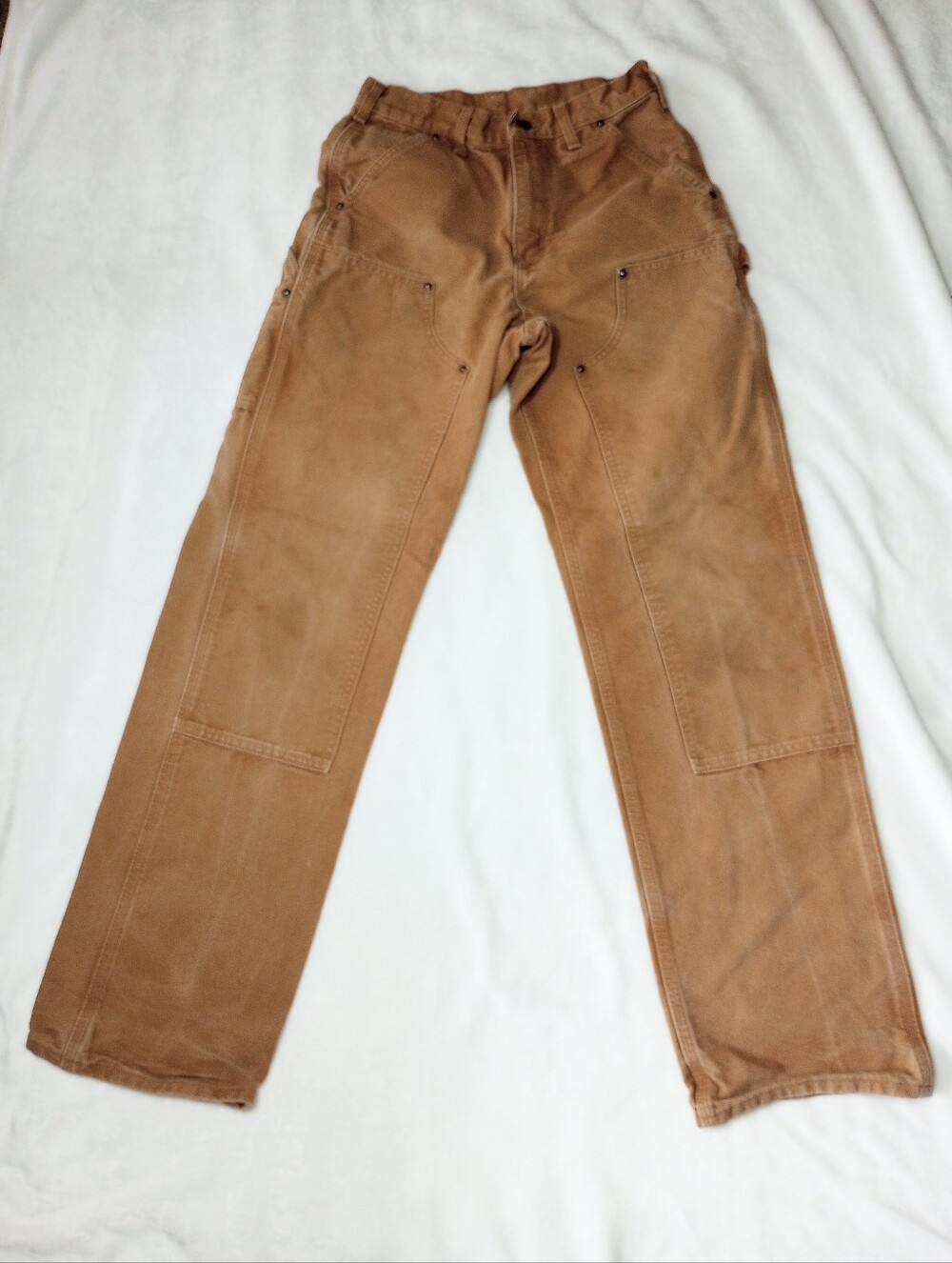 Carhartt Utility Brown Canvas Cotton Work Pants 28x31 Double Knee Gorpcore Chore